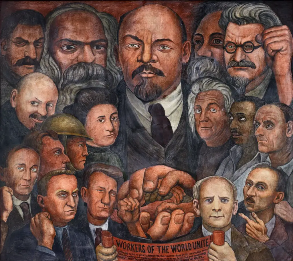 Proletarian Unity in Detail Diego Rivera